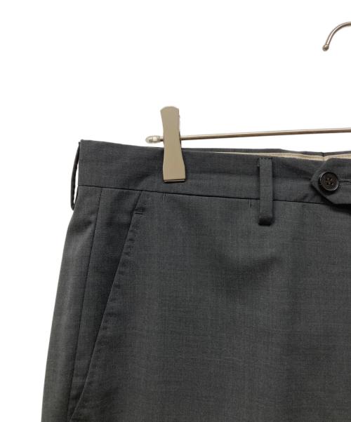 GERMANO（ジェルマーノ）GERMANO (ジェルマーノ) BEAMS F (ビームスエフ) 別注 TRAVEL Stretch wool no pleat slacks グレー サイズ:SIZE 50の古着・服飾アイテム