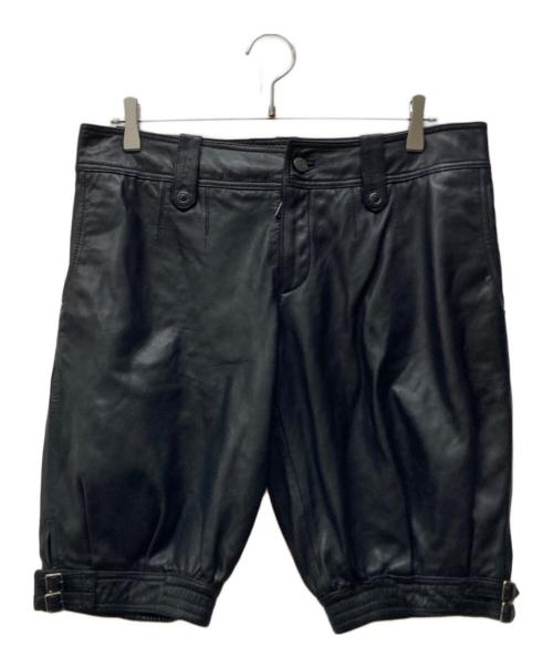 ALICE AUAA（アリスアウアア）alice auaa (アリスアウアア) シープレザーショートパンツ ブラック サイズ:SIZE 4の古着・服飾アイテム