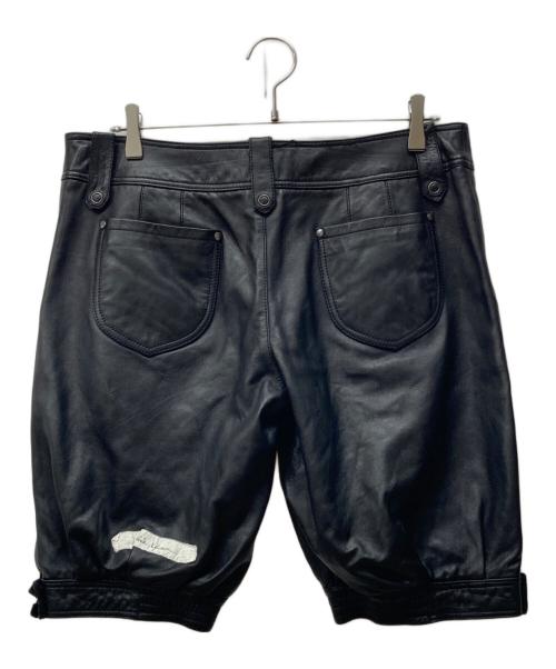 ALICE AUAA（アリスアウアア）alice auaa (アリスアウアア) シープレザーショートパンツ ブラック サイズ:SIZE 4の古着・服飾アイテム