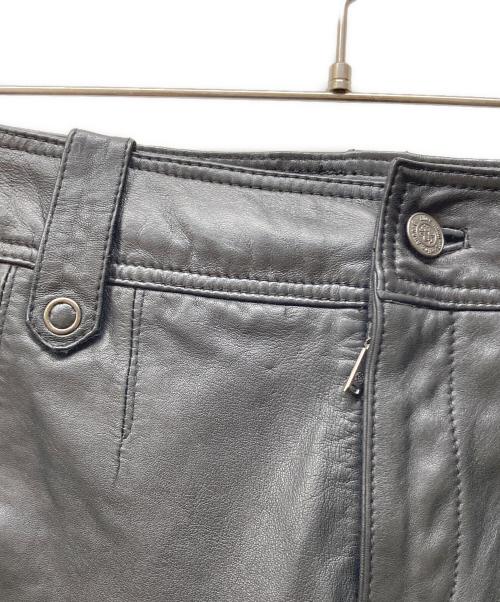 ALICE AUAA（アリスアウアア）alice auaa (アリスアウアア) シープレザーショートパンツ ブラック サイズ:SIZE 4の古着・服飾アイテム