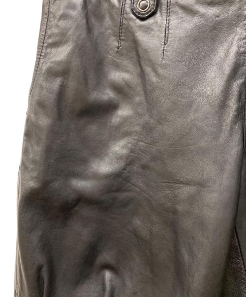 ALICE AUAA（アリスアウアア）alice auaa (アリスアウアア) シープレザーショートパンツ ブラック サイズ:SIZE 4の古着・服飾アイテム