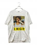 MEDICOM TOYメディコム・トイ）の古着「PHOTO MASSEGE TEE 02」｜ホワイト