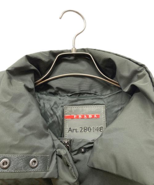 PRADA SPORTS（プラダスポーツ）PRADA SPORTS (プラダスポーツ) フーデッドダウンコート オリーブ サイズ:SIZE 40の古着・服飾アイテム
