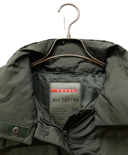 PRADA SPORTS（プラダスポーツ）PRADA SPORTS (プラダスポーツ) フーデッドダウンコート オリーブ サイズ:SIZE 40の古着・服飾アイテム