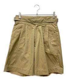 AURALEE（オーラリー）の古着「FINX CHAMBRAY GURKHA SHORTS」｜ブラウン