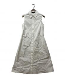theory（セオリー）の古着「CORE SHIRTING SL BELTED DR」｜ホワイト