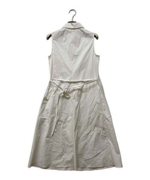 theory（セオリー）theory (セオリー) CORE SHIRTING SL BELTED DR ホワイト サイズ:2の古着・服飾アイテム