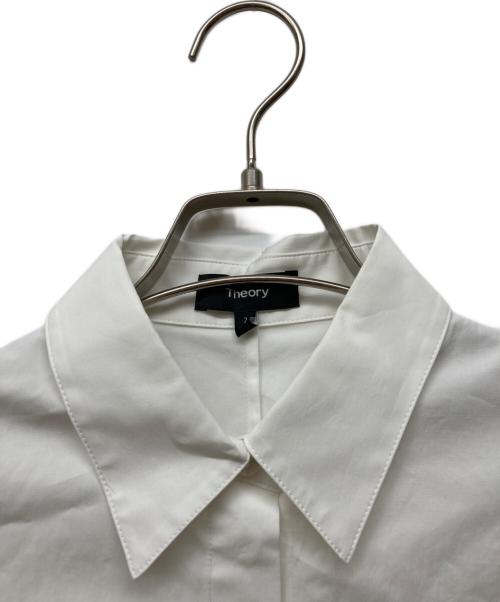 theory（セオリー）theory (セオリー) CORE SHIRTING SL BELTED DR ホワイト サイズ:2の古着・服飾アイテム