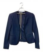 BEIGEベイジ）の古着「CINDYダブルカラージャケット」｜ネイビー