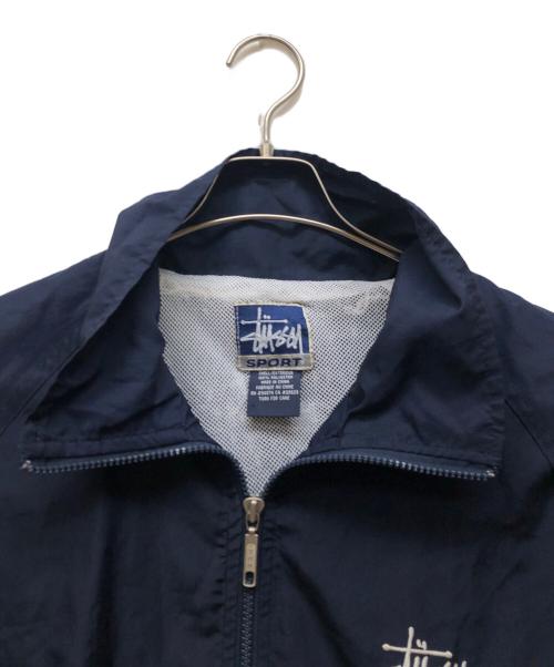 stussy sport（ステューシー スポーツ）stussy sport (ステューシー スポーツ) オールドナイロンジャケット ネイビー サイズ:記載なしの古着・服飾アイテム