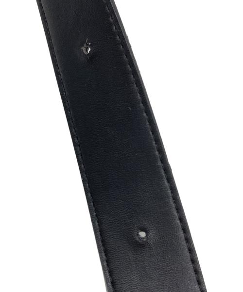 GUCCI（グッチ）GUCCI (グッチ) GGマーモントレザーベルト ブラックの古着・服飾アイテム
