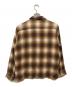 X-girl (エックスガール) OMBRE PLAID SHIRT ブラウン サイズ:Ⅿ：5000円