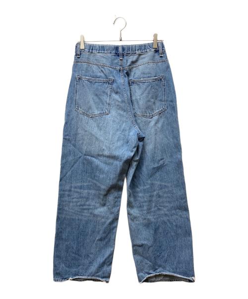 SOLAMONAT（ソラモナ）solamonat (ソラモナ) 5Pルーズストレートイージーデニムパンツ ブルー サイズ:Sの古着・服飾アイテム