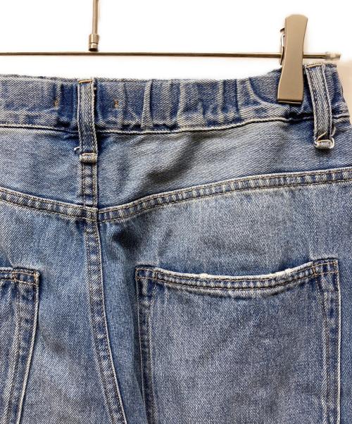 SOLAMONAT（ソラモナ）solamonat (ソラモナ) 5Pルーズストレートイージーデニムパンツ ブルー サイズ:Sの古着・服飾アイテム