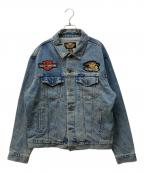 HARLEY-DAVIDSONハーレーダビッドソン）の古着「カスタムデニムジャケット」｜インディゴ
