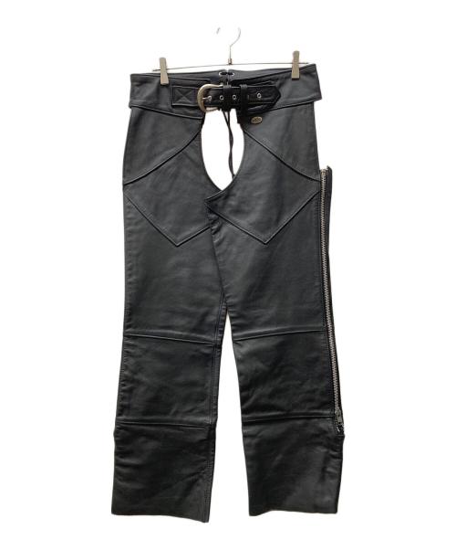HARLEY-DAVIDSON（ハーレーダビッドソン）HARLEY-DAVIDSON (ハーレーダビッドソン) レザーチャップス ブラック サイズ:ＸＸＬの古着・服飾アイテム