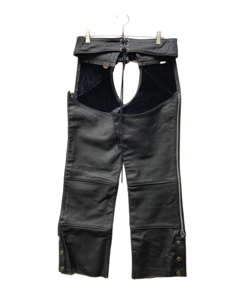 HARLEY-DAVIDSON（ハーレーダビッドソン）HARLEY-DAVIDSON (ハーレーダビッドソン) レザーチャップス ブラック サイズ:ＸＸＬの古着・服飾アイテム