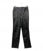 HARLEY-DAVIDSONハーレーダビッドソン）の古着「レザーパンツ」｜ブラック