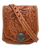 大和工房ヤマトコウボウ）の古着「シェリダンカービング メディスンバッグ」｜ブラウン