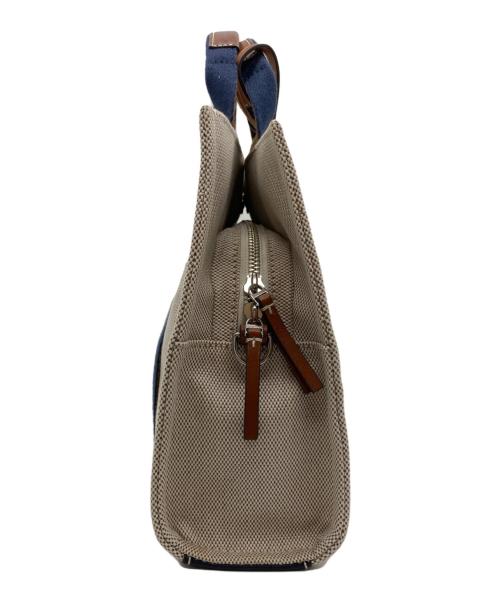 TORY BURCH（トリーバーチ）TORY BURCH (トリーバーチ) キャンパスミニトート ベージュの古着・服飾アイテム