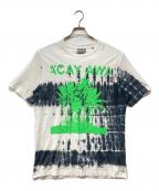 DIESELディーゼル）の古着「タイダイグラフィックtシャツ」｜グリーン