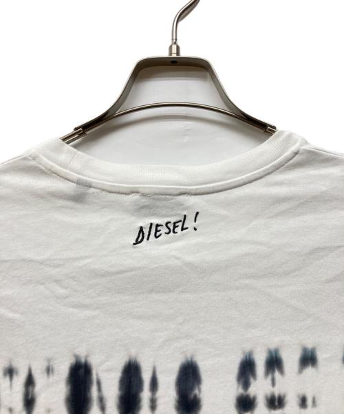 DIESEL（ディーゼル）DIESEL (ディーゼル) タイダイグラフィックtシャツ グリーン サイズ:Mの古着・服飾アイテム