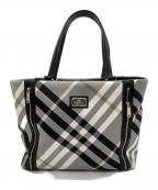BURBERRY BLUE LABELバーバリーロンドンブルーレーベル）の古着「トートバッグ」｜グレー