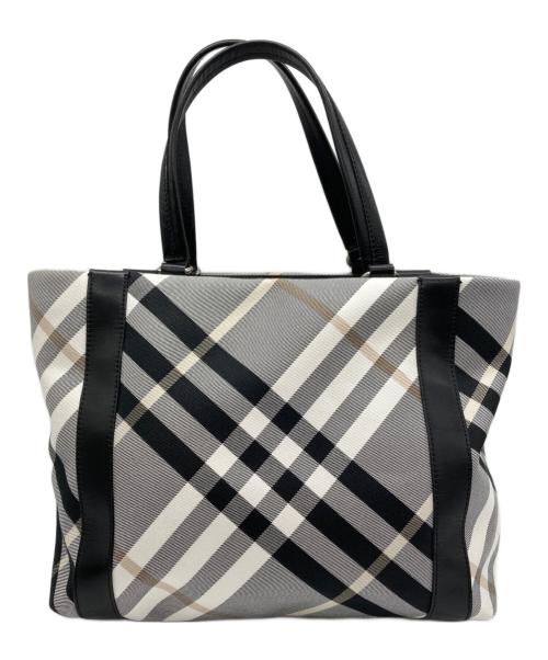 BURBERRY BLUE LABEL（バーバリーロンドンブルーレーベル）BURBERRY BLUE LABEL (バーバリーロンドンブルーレーベル) トートバッグ グレーの古着・服飾アイテム