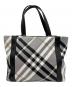 BURBERRY BLUE LABEL (バーバリーロンドンブルーレーベル) トートバッグ グレー：12000円