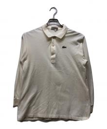 CHEMISE LACOSTE（シュミーズ ラコステ）の古着「ヴィンテージポロシャツ」｜ホワイト
