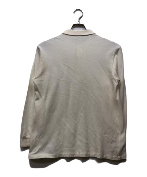 CHEMISE LACOSTE（シュミーズ ラコステ）CHEMISE LACOSTE (シュミーズ ラコステ) ヴィンテージポロシャツ ホワイト サイズ:42の古着・服飾アイテム