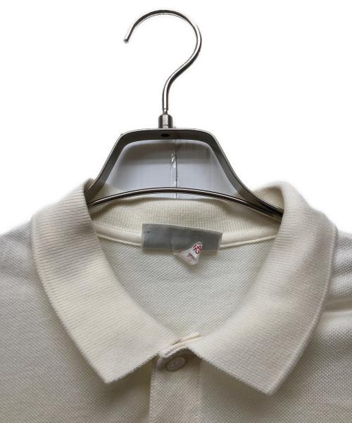 CHEMISE LACOSTE（シュミーズ ラコステ）CHEMISE LACOSTE (シュミーズ ラコステ) ヴィンテージポロシャツ ホワイト サイズ:42の古着・服飾アイテム
