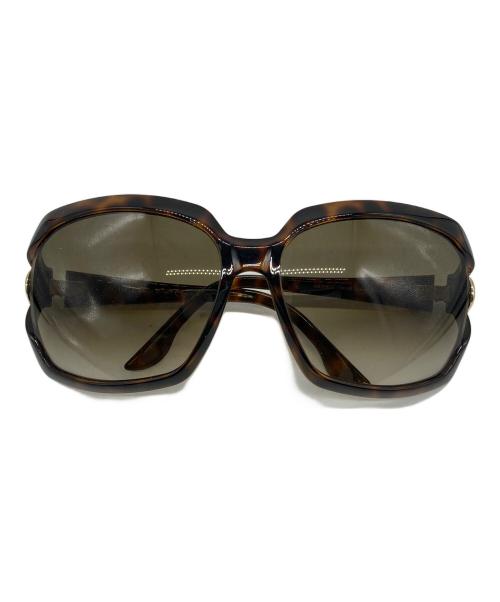 GUCCI（グッチ）GUCCI (グッチ) GGシェリーライン サングラス ブラウン サイズ:62□16の古着・服飾アイテム