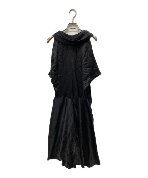 BALENCIAGA（バレンシアガ）BALENCIAGA (バレンシアガ) シルクワンピース ブラック サイズ:42の古着・服飾アイテム