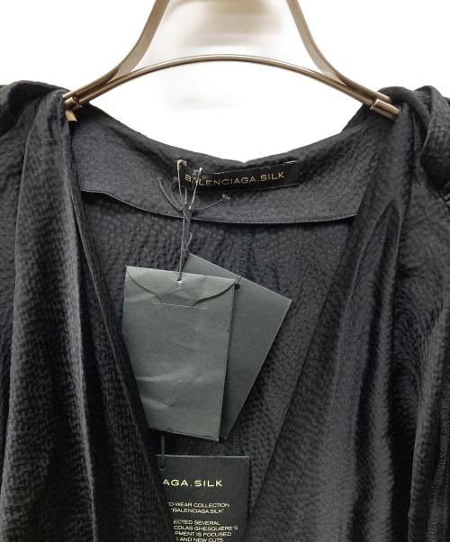 BALENCIAGA（バレンシアガ）BALENCIAGA (バレンシアガ) シルクワンピース ブラック サイズ:42の古着・服飾アイテム