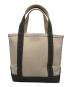 L.L.Bean (エルエルビーン) BOAT AND TOTE SMALL アイボリー×グレー：7000円