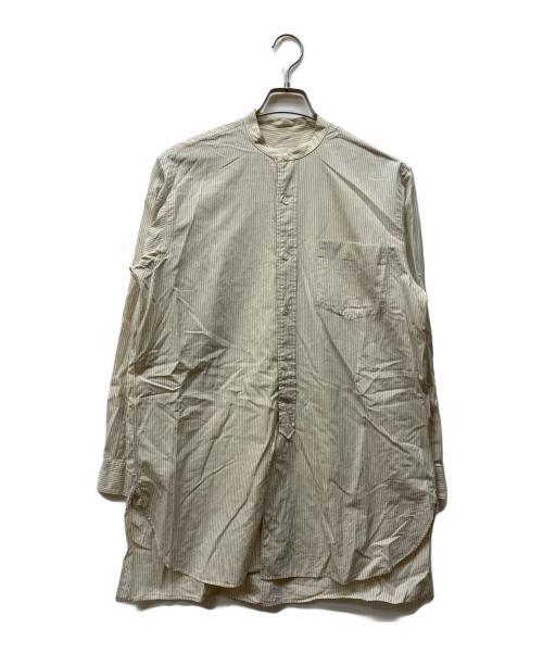 COMOLI（コモリ）COMOLI (コモリ) バンドカラーシャツ イエロー サイズ:１の古着・服飾アイテム