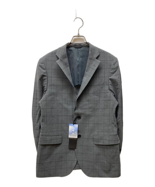 STUDIO by D'URBAN（スタジオバイダーバン）STUDIO by D'URBAN (スタジオバイダーバン) ウインドウペン テーラードジャケット グレー サイズ:記載なし 未使用品の古着・服飾アイテム