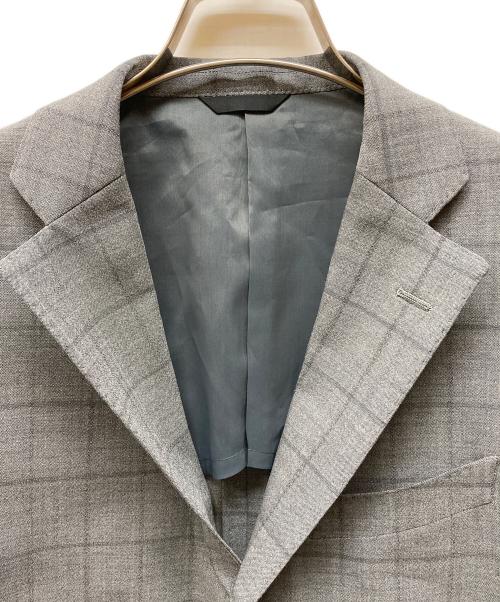 STUDIO by D'URBAN（スタジオバイダーバン）STUDIO by D'URBAN (スタジオバイダーバン) ウインドウペン テーラードジャケット グレー サイズ:記載なし 未使用品の古着・服飾アイテム