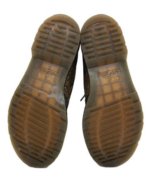 Dr.Martens（ドクターマーチン）Dr.Martens (ドクターマーチン) 1461 IRIDESCENT CRACKLE SHOES ゴールド サイズ:UK6の古着・服飾アイテム