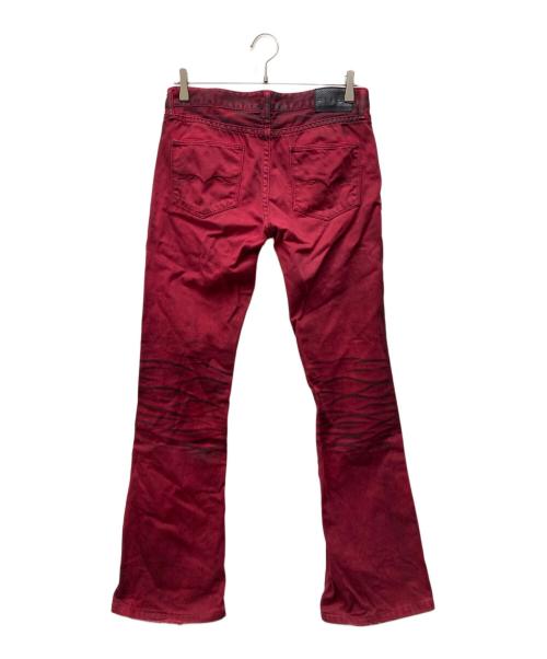 FUGA（フーガ）FUGA (フーガ) コーティングフレアデニム レッド サイズ:44の古着・服飾アイテム
