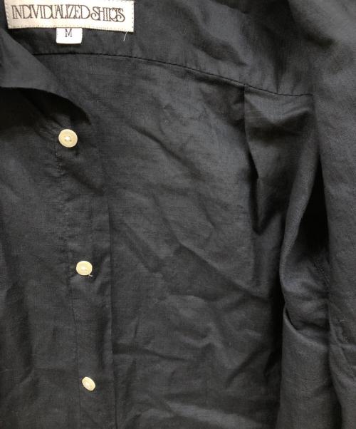 INDIVIDUALIZED SHIRTS（インディビジュアライズドシャツ）INDIVIDUALIZED SHIRTS (インディビジュアライズドシャツ) 長袖シャツ ブラック サイズ:Mの古着・服飾アイテム