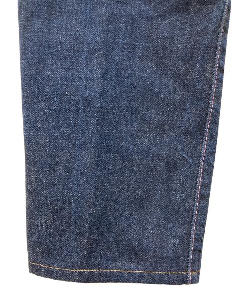 MOMOTARO JEANS（桃太郎ジーンズ）MOMOTARO JEANS (桃太郎ジーンズ) 出陣レーベルデニムパンツ ブルー サイズ:記載なしの古着・服飾アイテム