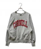 Championチャンピオン）の古着「REVERSE WEAVE プリントスウェット」｜グレー×レッド