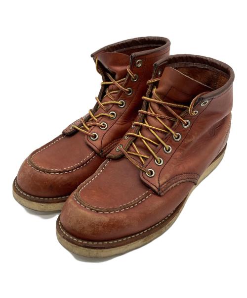 RED WING（レッドウィング）RED WING (レッドウィング) 6' CLASSIC MOC ブラウン サイズ:SIZE USA8の古着・服飾アイテム