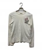 MONCLERモンクレール）の古着「MAGLIA T-SHIRT M/LUNGA」｜ホワイト