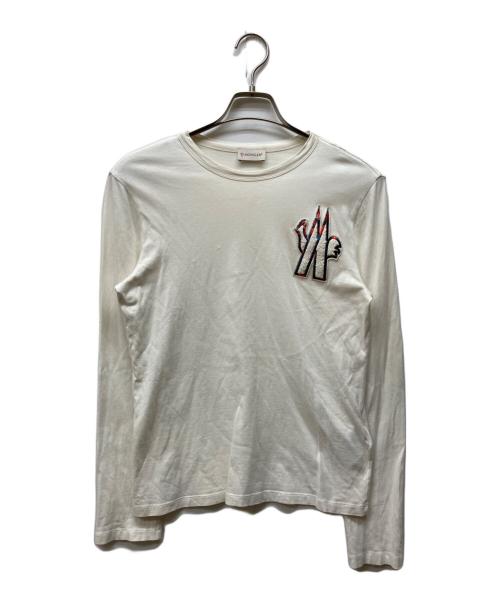 MONCLER（モンクレール）MONCLER (モンクレール) MAGLIA T-SHIRT M/LUNGA ホワイト サイズ:XSの古着・服飾アイテム