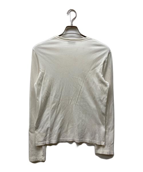 MONCLER（モンクレール）MONCLER (モンクレール) MAGLIA T-SHIRT M/LUNGA ホワイト サイズ:XSの古着・服飾アイテム