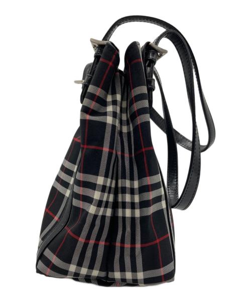 Burberry's（バーバリー）Burberry's (バーバリーズ) ノヴァチェック ハンドバッグ ブラックの古着・服飾アイテム