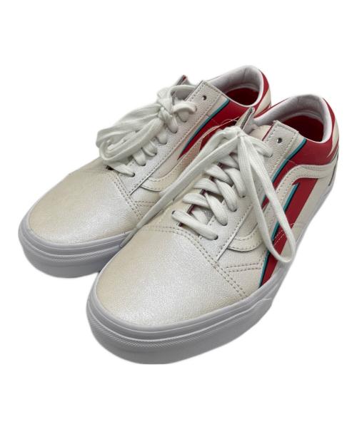 VANS（バンズ）VANS (バンズ) david bowie (デビッド・ボウイ) ALADDIN SANE/TRUE WHITE アイボリー サイズ:27.5 未使用品の古着・服飾アイテム
